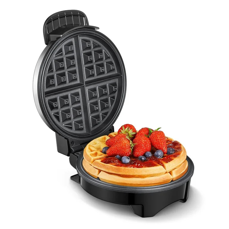 AICOOK Medium Belgian Waffle Maker Iron, 850W, Stainless Steel | Walmart (US)