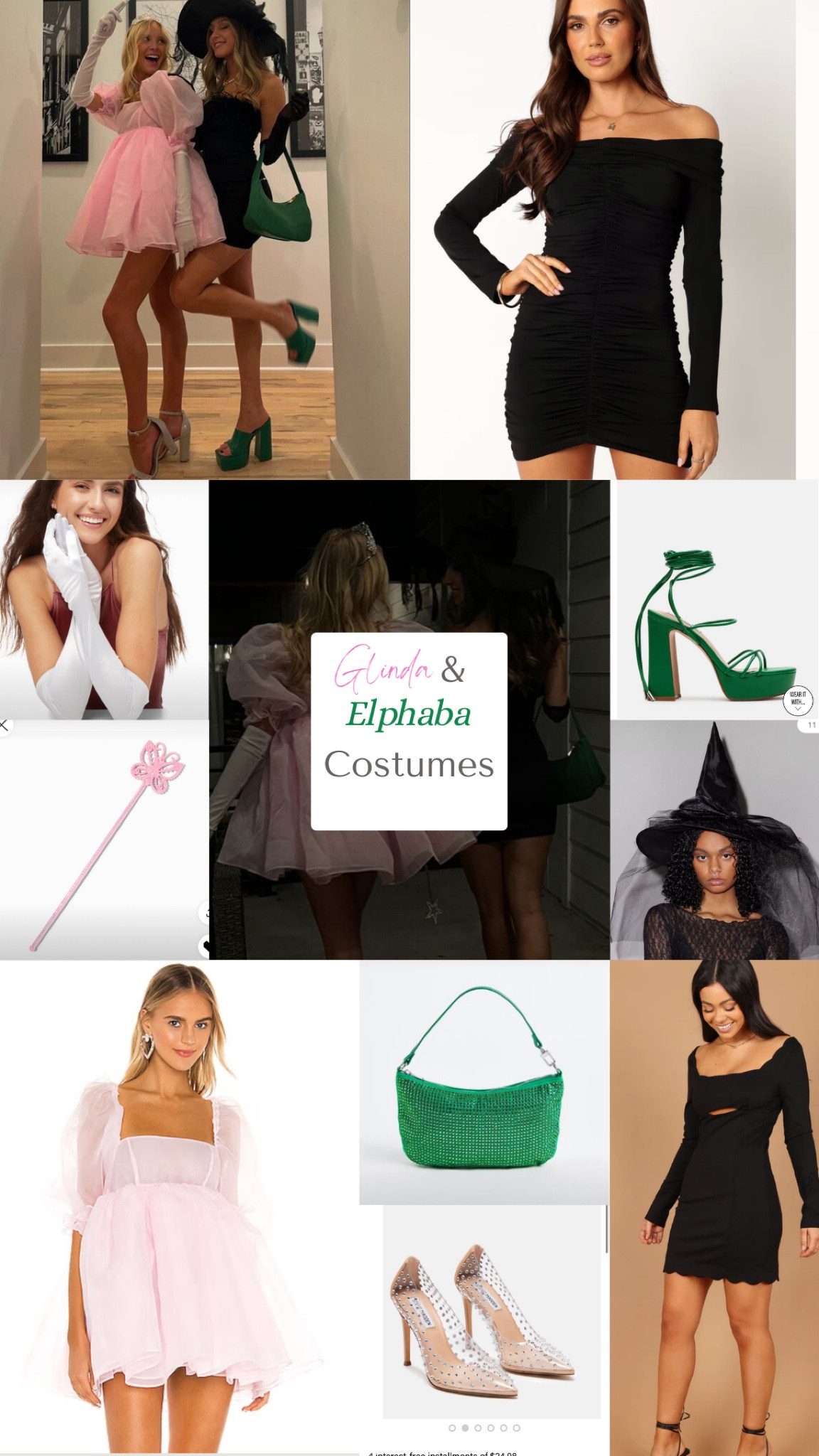 Cute Friends Costume! Glinda & Elphaba Wicked Costume ideas! (More dress options on my page!)


Halloween costume, Halloween ideas, cute costume, girls Halloween costume, witch costume, wizard of Oz costume, college girl Halloween costume, Halloween party, sexy Halloween costume, hot Halloween costume, unique Halloween costume, Halloween inspo, fall style 

#LTKHalloween #LTKSeasonal #LTKHoliday