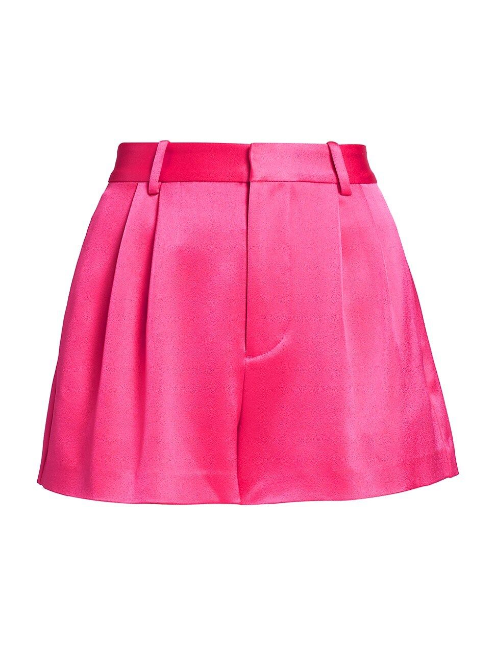Women's Conry Pleated Satin Short - Candy - Size 6 | Saks Fifth Avenue