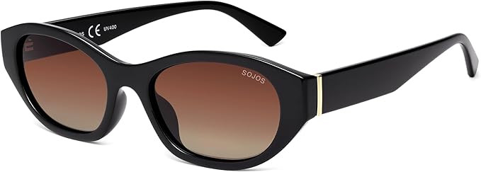 SOJOS Trendy Rectangle Polarized Sunglasses For Women Men Retro Sun Glasses Narrow Square 90s SJ2... | Amazon (US)