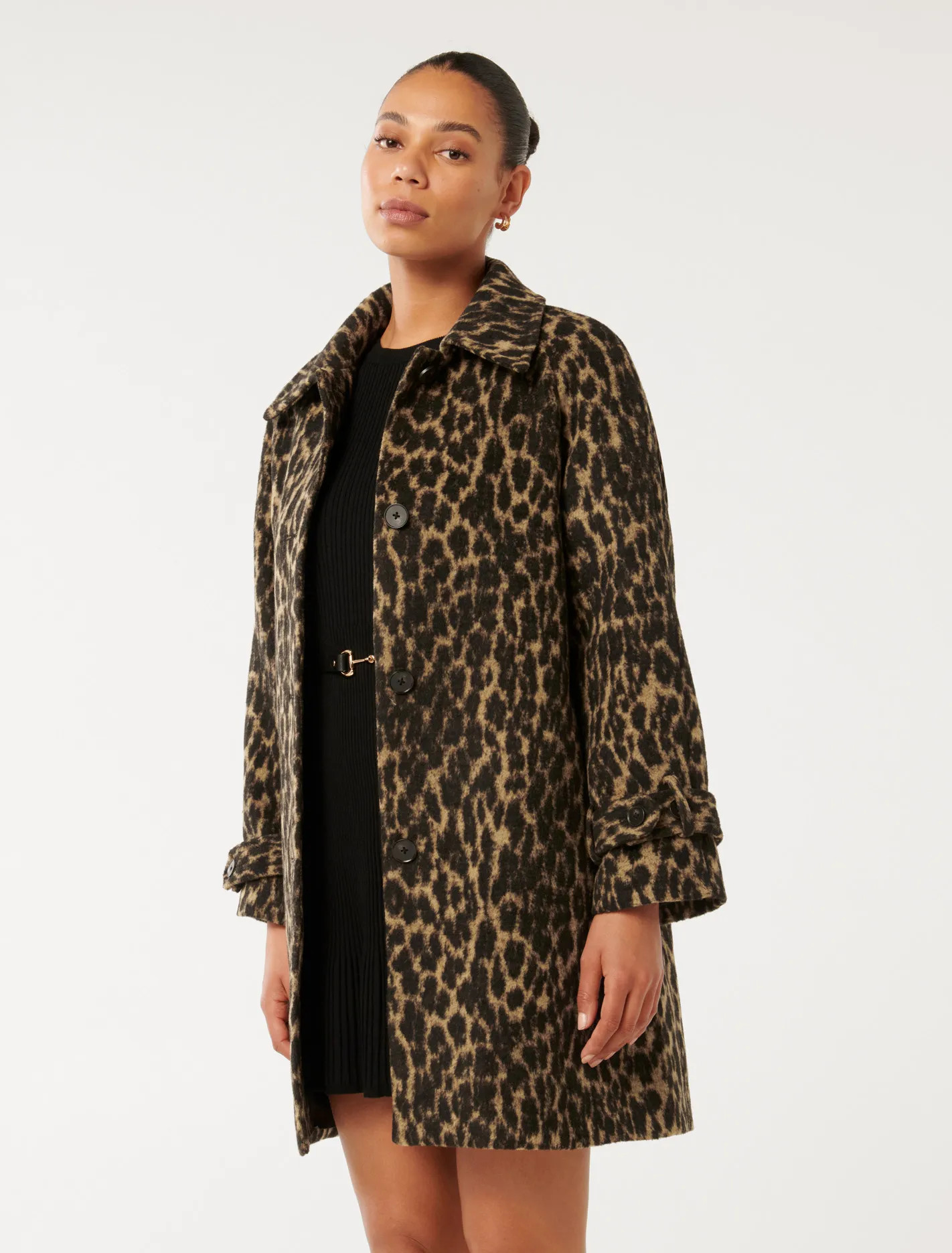 Slater Leopard Coat | Forever New (UK & IE)
