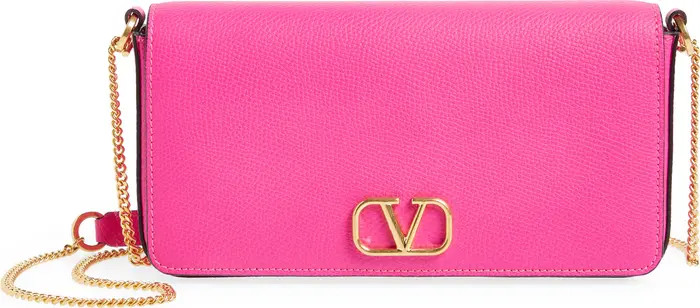 VLOGO Leather Crossbody Pouch Bag | Nordstrom