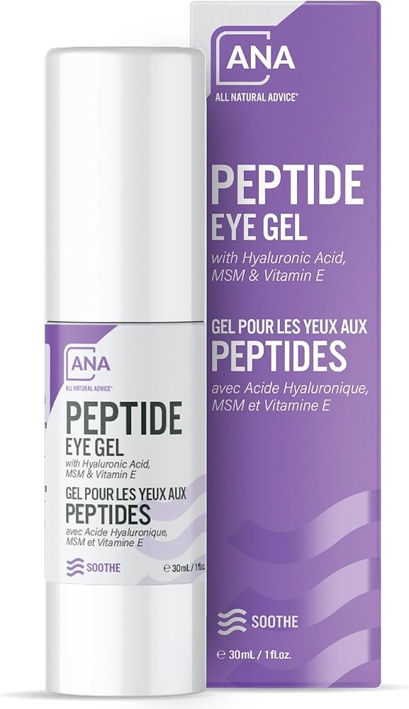 All Natural Advice Peptide Eye Gel, Dark Circles Under Eye Treatment & Eye Puffiness Reducer, wit... | Amazon (CA)