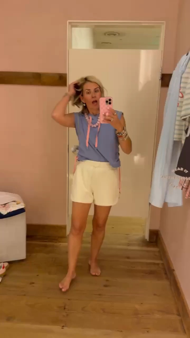 Ok this is more me! I love this style of Varley shorts….the cutout on the sides make them so flattering. 
Top - small
Shorts - xs

*Use my code CATHERINE20 for 20% off Orders of $100+ at Anthropologie

*Use my code Catherine20 on A+B
*Use my code Mixandmatchmadness on Loopy

#LTKSaleAlert #LTKActive #LTKOver40