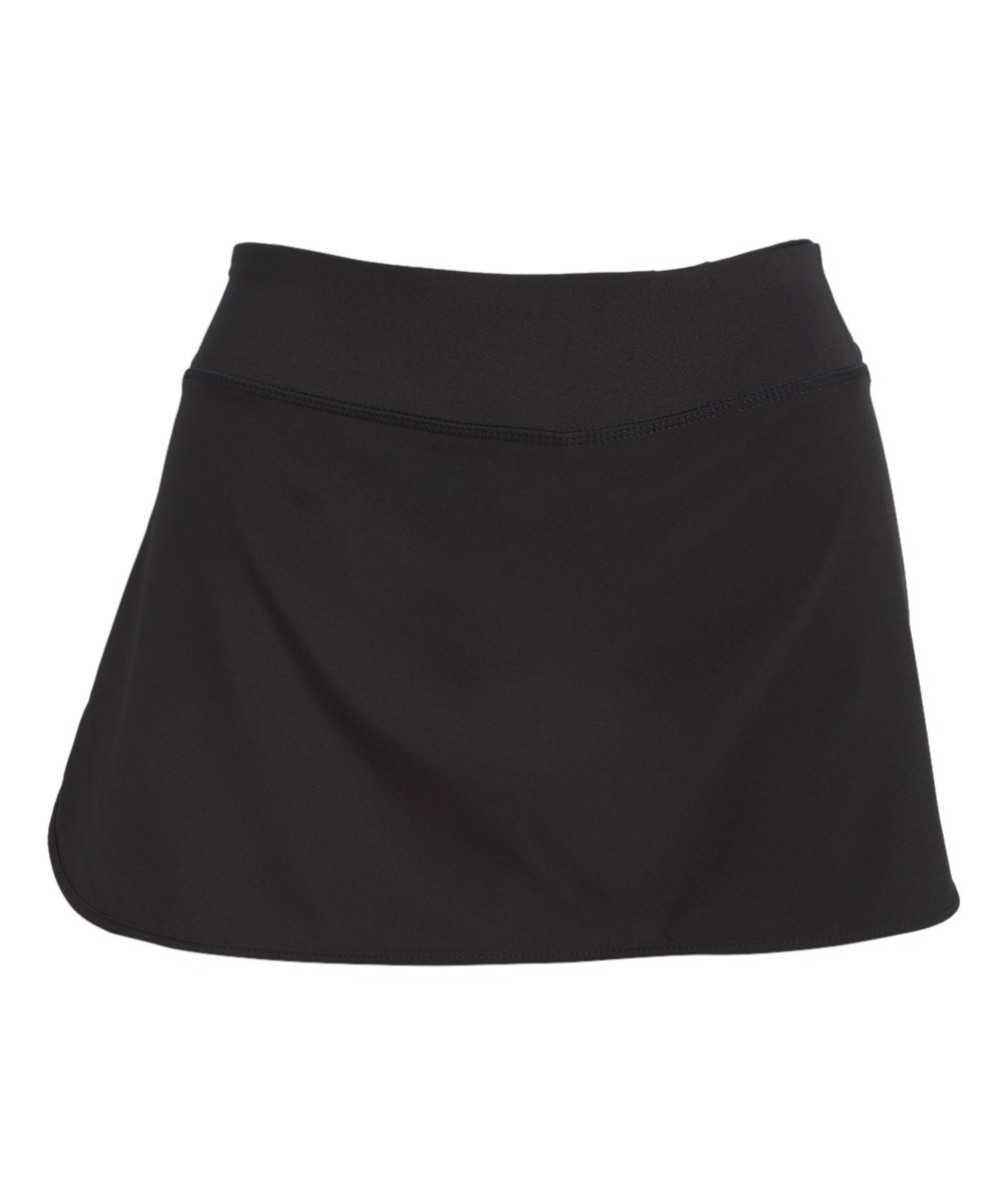 HEAD Women's Casual Skirts BLACK - Black Spike Scallop-Hem Skort - Women | Zulily