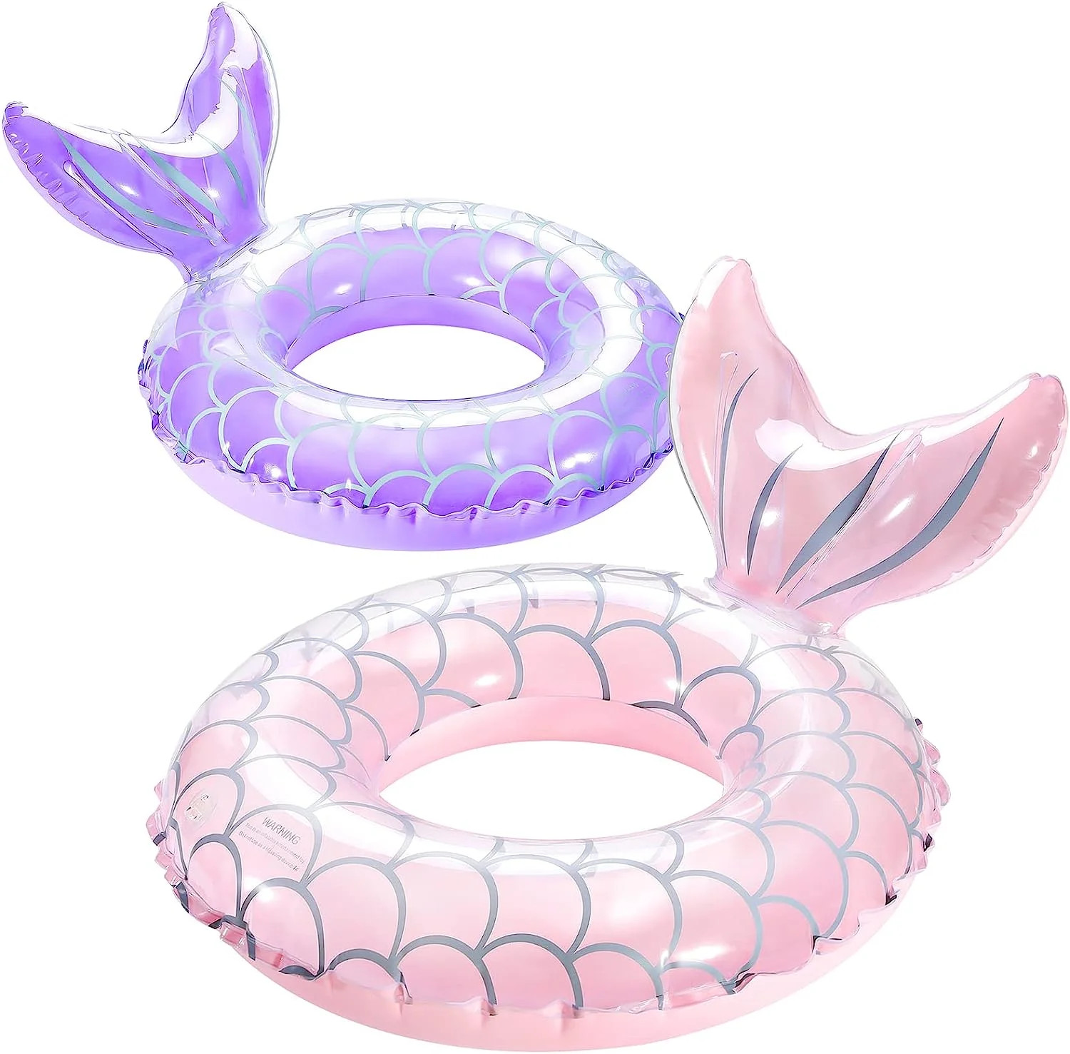 HeySplash Mermaid Pool Float, Mermaid Tail Shaped Pool Swimming Float Tube Ring Floatie, Summer W... | Walmart (US)