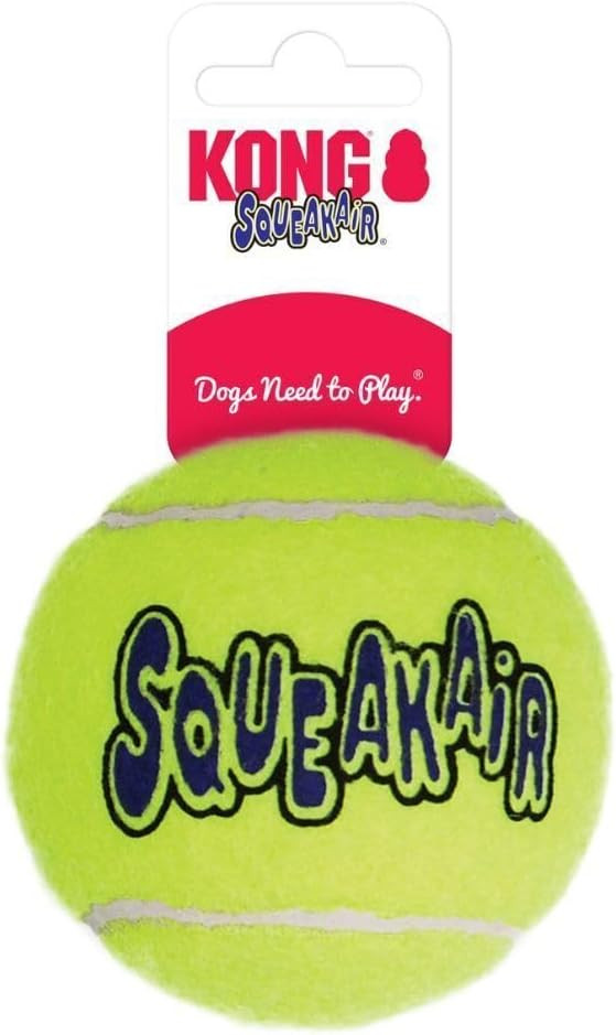 KONG Air Dog Squeaker Tennis Ball X-Large - 1 Pack - Pack of 4 | Amazon (US)