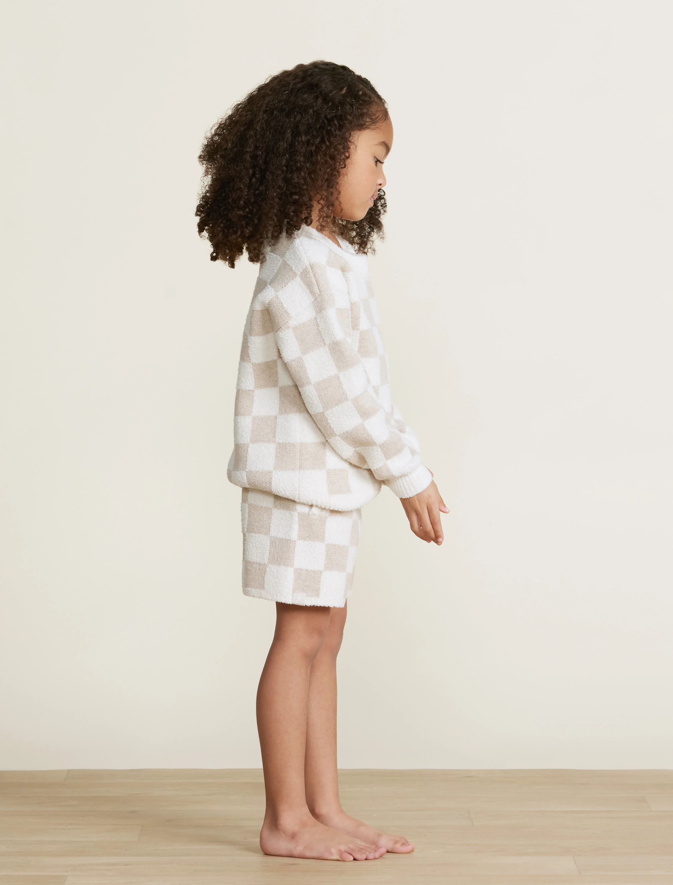 Toddler CozyChic® Cotton Checkered Short | Barefoot Dreams
