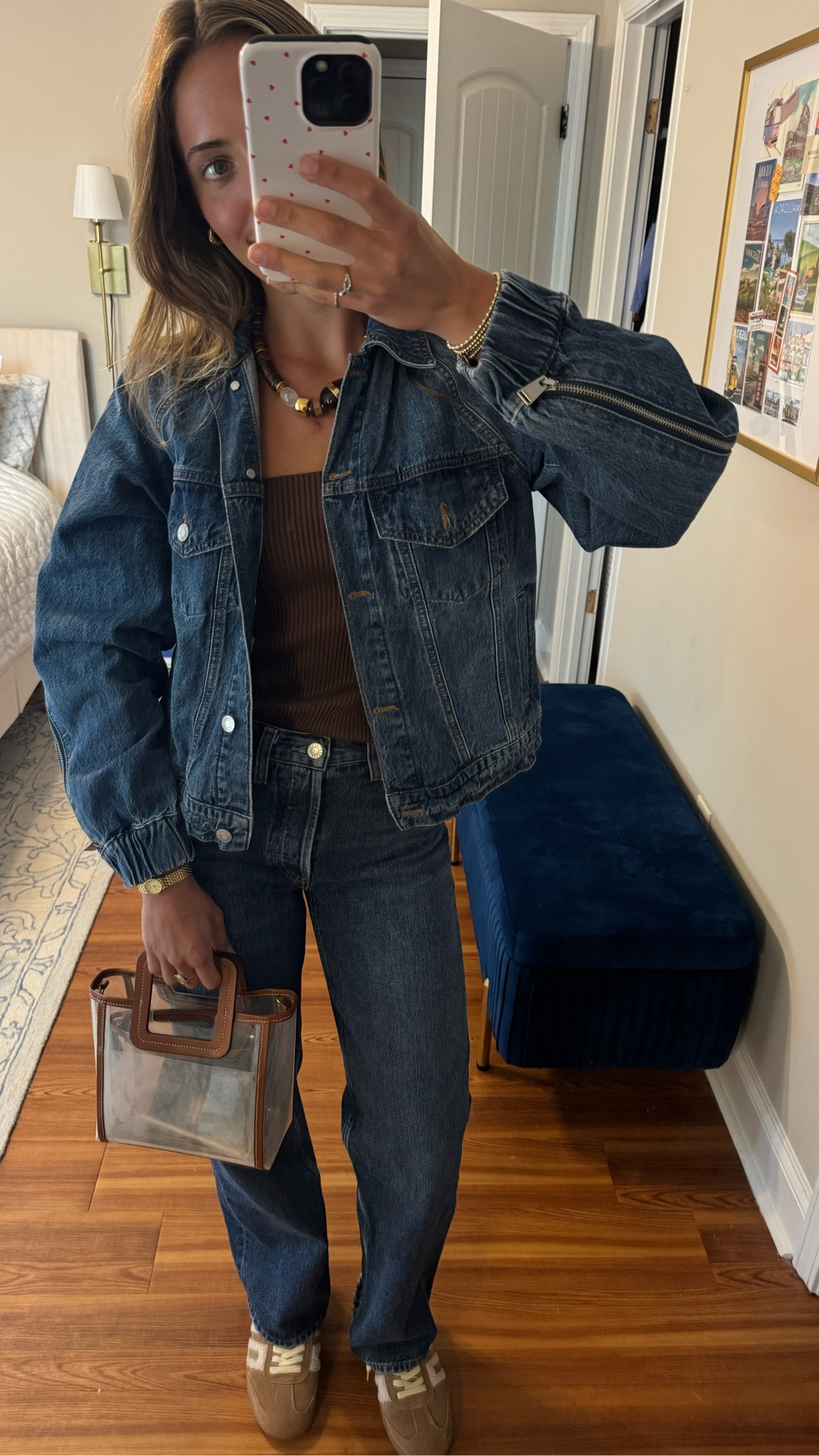 Style this winter denim on denim look for the basketball game with me! These Agolde jeans are my absolute favorites and I wear a 24!


#LTKgrwm #LTKootd #LTKSeasonal