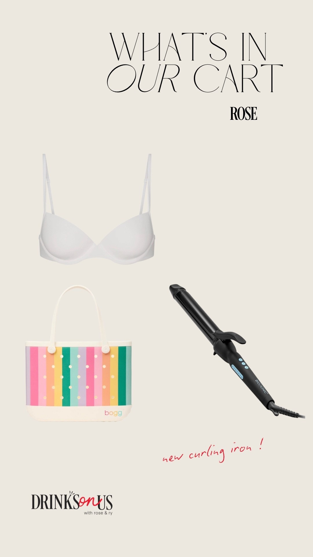 Products mentioned in S03:Episode 8 of Drinks On Us, “Whats In Your Cart?” segment!! 

#LTKmomlife #LTKSwim #LTKBeauty