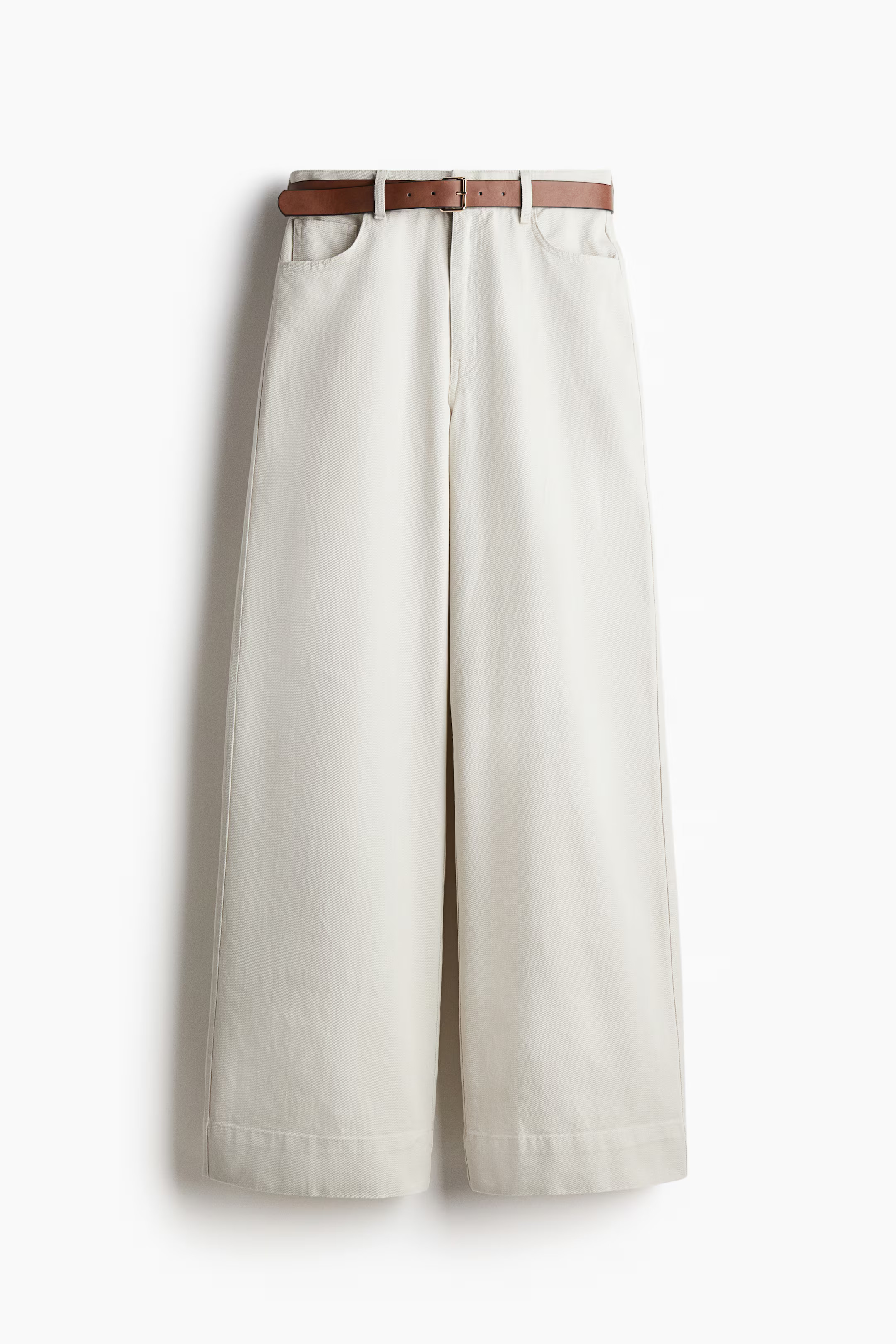 Belted twill trousers | H&M (UK, MY, IN, SG, PH, TW, HK)