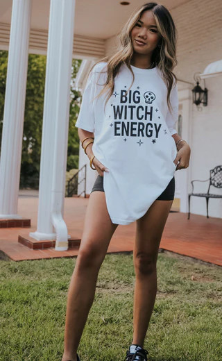 friday + saturday: big witch energy band tee | RIFFRAFF