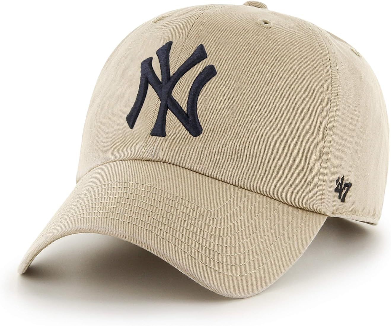MLB Natural Clean Up Adjustable Hat Cap, Adult One Size | Amazon (US)