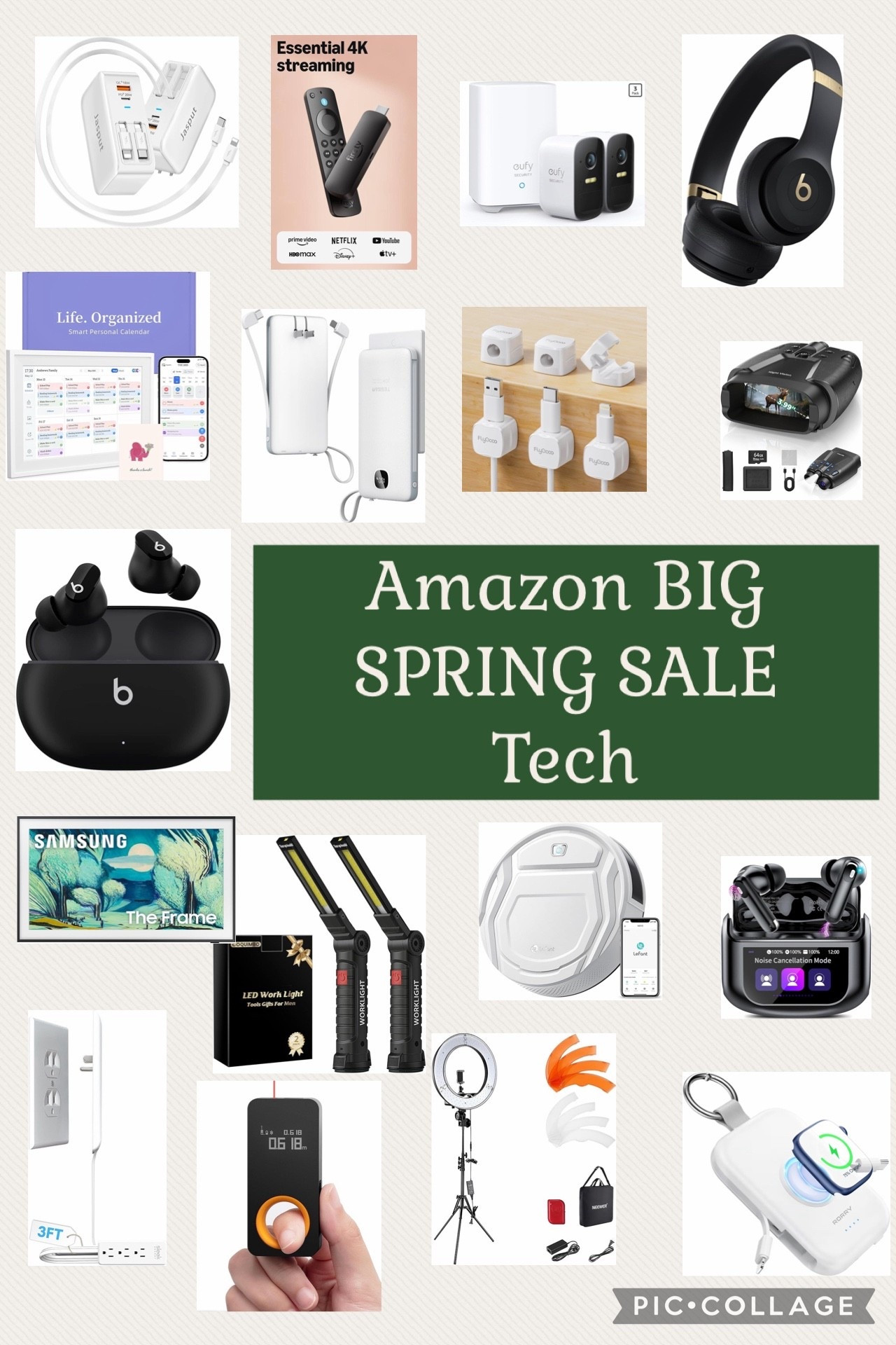Amazon BIG SPRING SALE deals tech!

Technology earbuds beats headphones portable phone charger holder frame tv flat outlet extender robot vacuum usb 

#LTKTravel #LTKSaleAlert #LTKHome