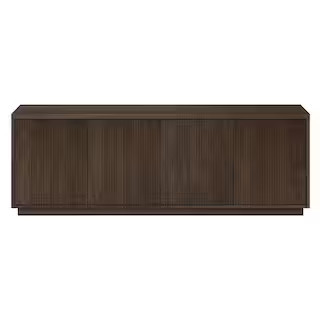 Hanson 70 in. Alder Brown TV Stand Fits TV's up to 75 in. | The Home Depot
