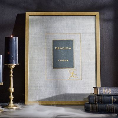 Framed Dracula Book Wall Art | Grandin Road