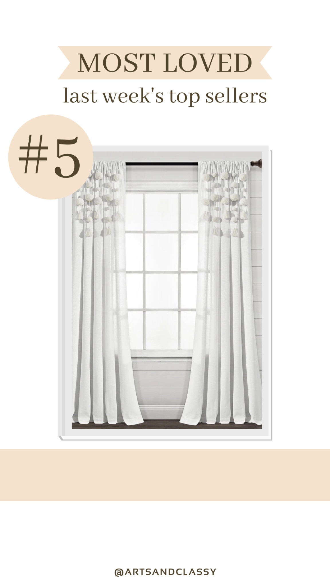 These boho Pom curtains are one of this weeks most loved finds! I have these in my master bedroom and love them.

#LTKhome #LTKfindsunder100