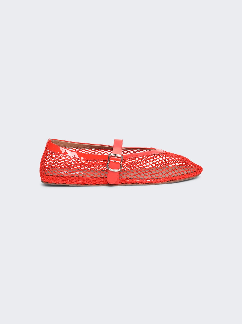 Ballerina Strap Flat Orange Sanguine  | The Webster | The Webster