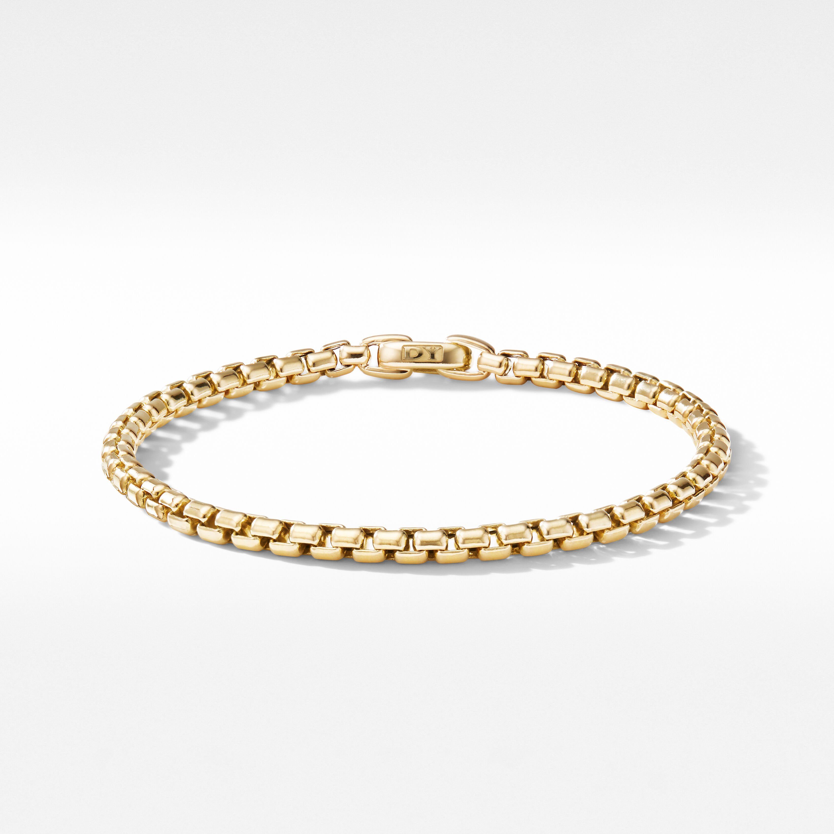 Box Chain Bracelet in 18K Yellow Gold | David Yurman