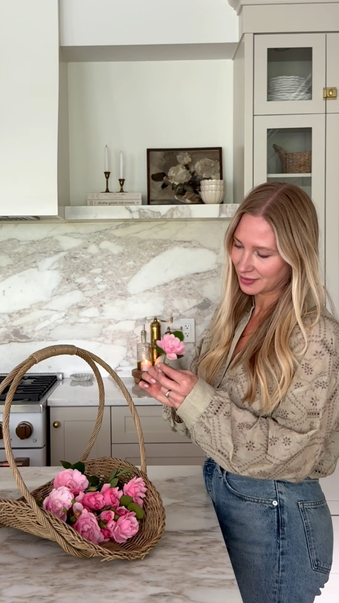Little moments that fill my cup.
Roses from my garden and a thrifted vase that I transformed with a simple DIY years ago. Linking some similar options and kitchen sources

#LTKcanada #LTKstyletip #LTKhome