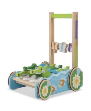 Melissa & Doug First Play Chomp and Clack Alligator Wooden Push Toy and Activity Walker | Macys (US)