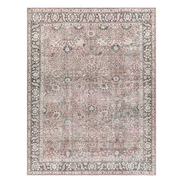 (B784) Providence Colin Multi Floral Washable Area Rug, 8x10 | At Home