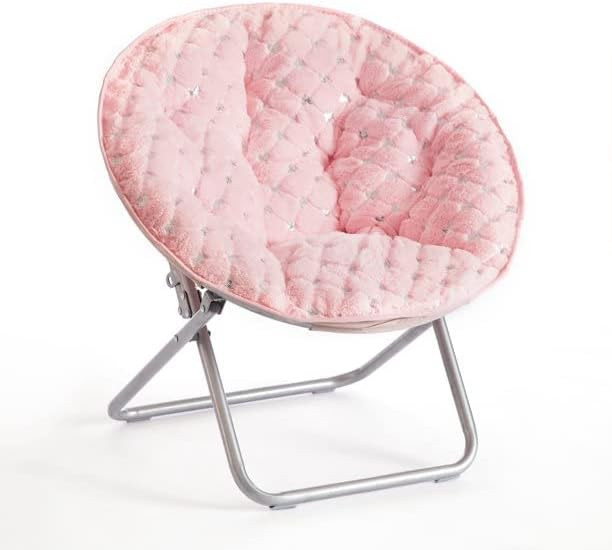 Heritage Kids Sequin Saucer Chair, Pink | Amazon (US)