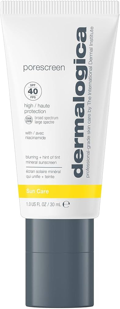 Dermalogica Porescreen Mineral Face Sunscreen SPF 40, Sun Protector and Pore Supporting Primer wi... | Amazon (US)
