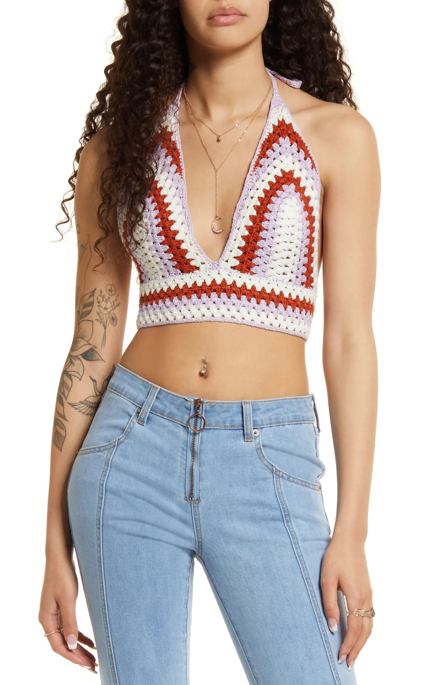 BP. Crochet Halter Top | Nordstrom | Nordstrom