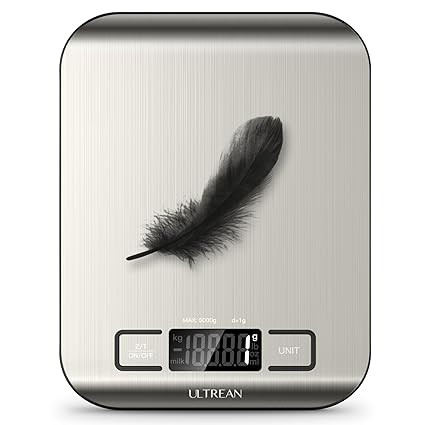 Ultrean Food Scale, Digital Kitchen Scale with LCD Display, Weight Grams and Ounces for Baking Co... | Amazon (US)