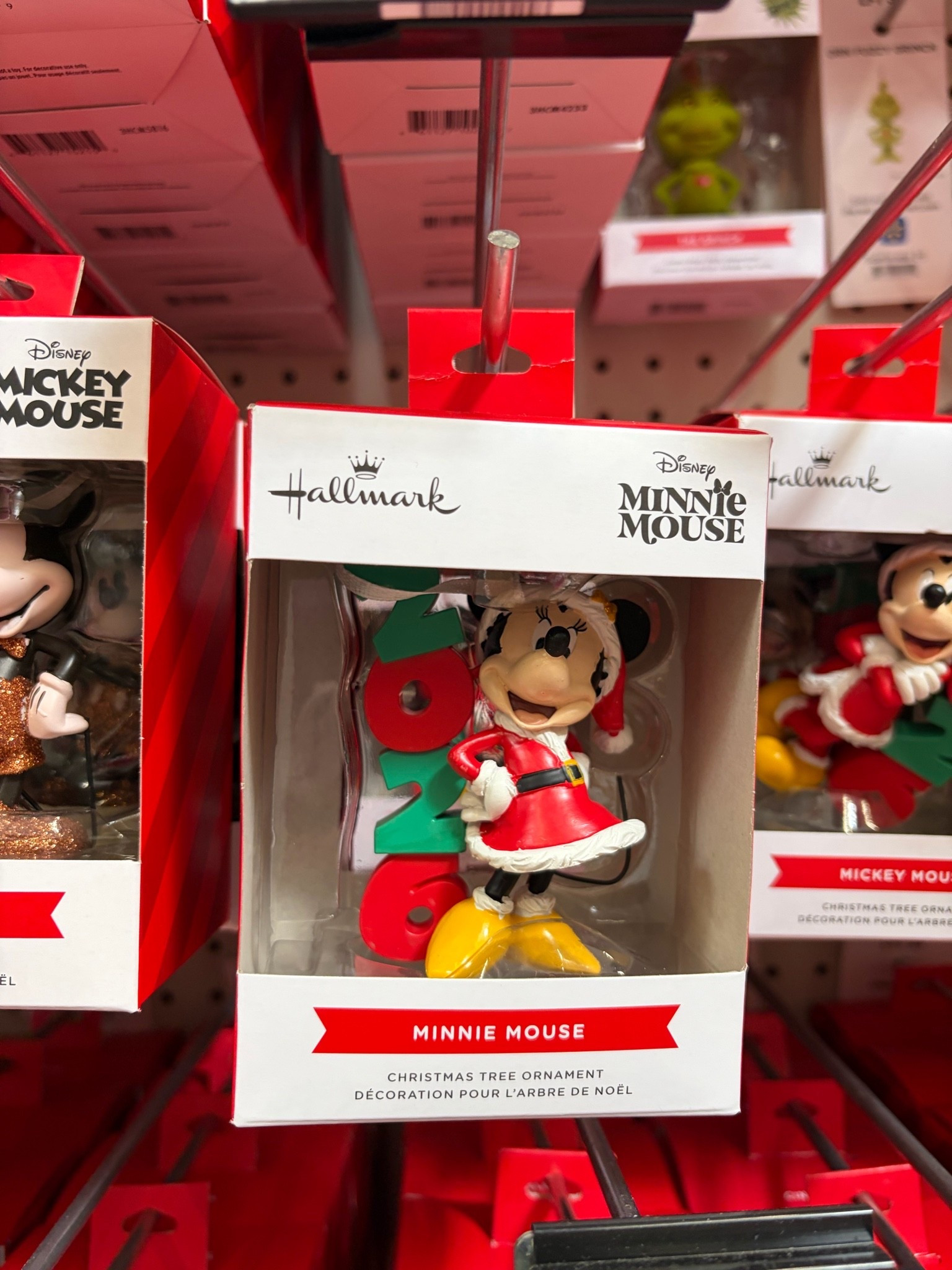 Cutest Minnie hallmark ornament! I saw it at Walmart, but it’s also on Amazon.