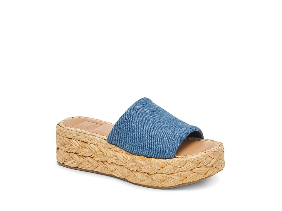 Dolce Vita Chavi Women's Sandals Blue Denim : 9.5 M, Fabric | Zappos