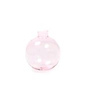 Small Blown Glass Bud Vase, Pink | The Avenue