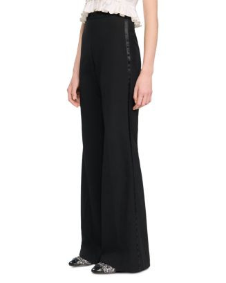 Wool Blend Satin Stripe Suit Pants | Bloomingdale's (AU)