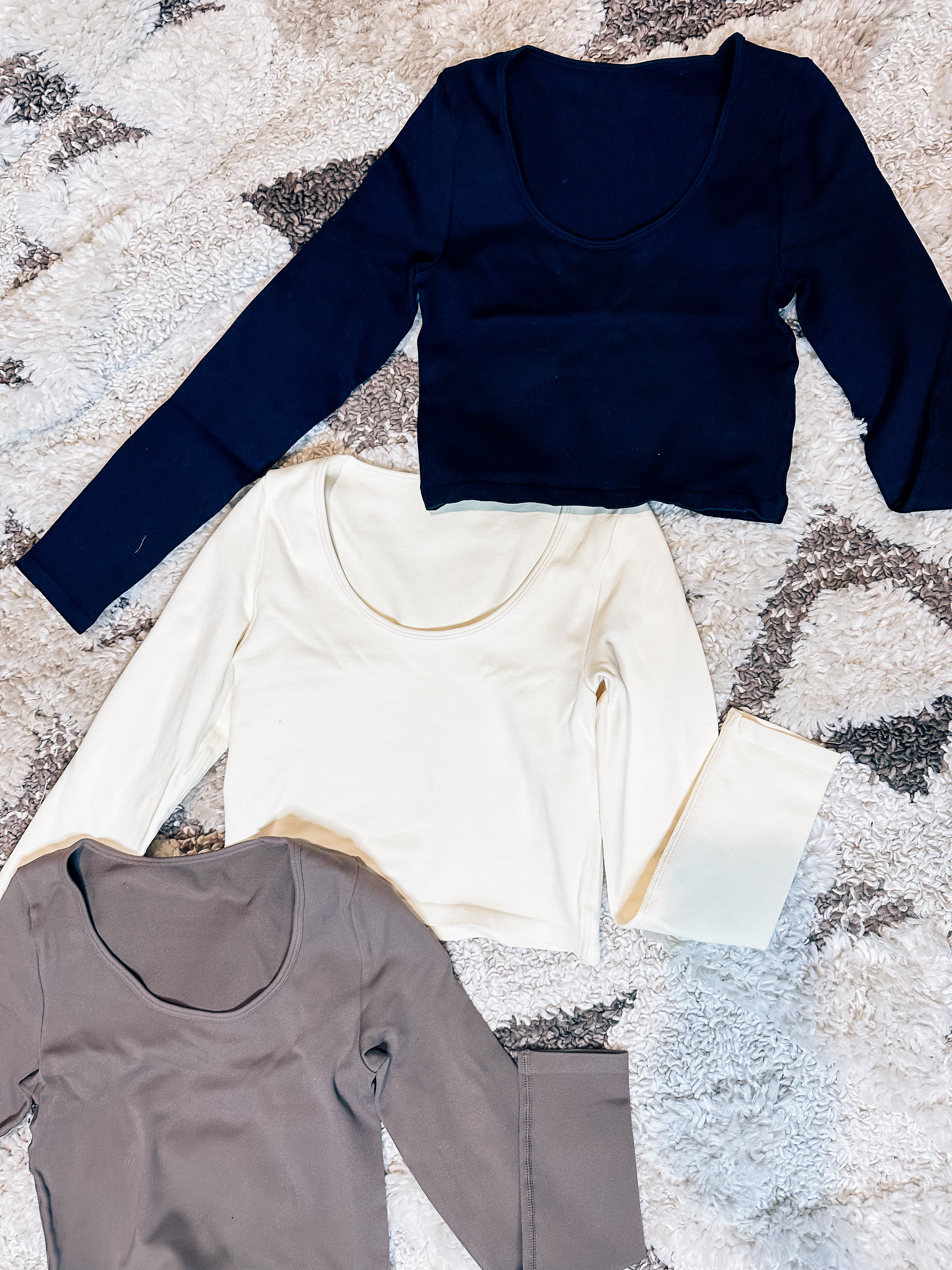 A pack of 4 crop top long sleeve workout tops looks for less from Amazon 

#LTKActive #LTKFitness #LTKFindsUnder50