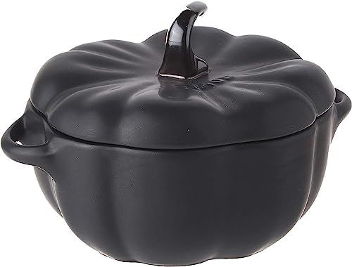 STAUB 0.5-qt Petite Ceramic Pumpkin, Oven & Stove Safe up to 572°F, Pumpkin Dish, Ceramic Baking... | Amazon (US)