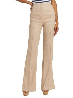 Komi Flared Linen Pants | Saks Fifth Avenue OFF 5TH
