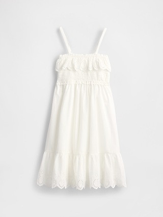 Kids Smocked Ruffle Midi Dress | Gap (US)