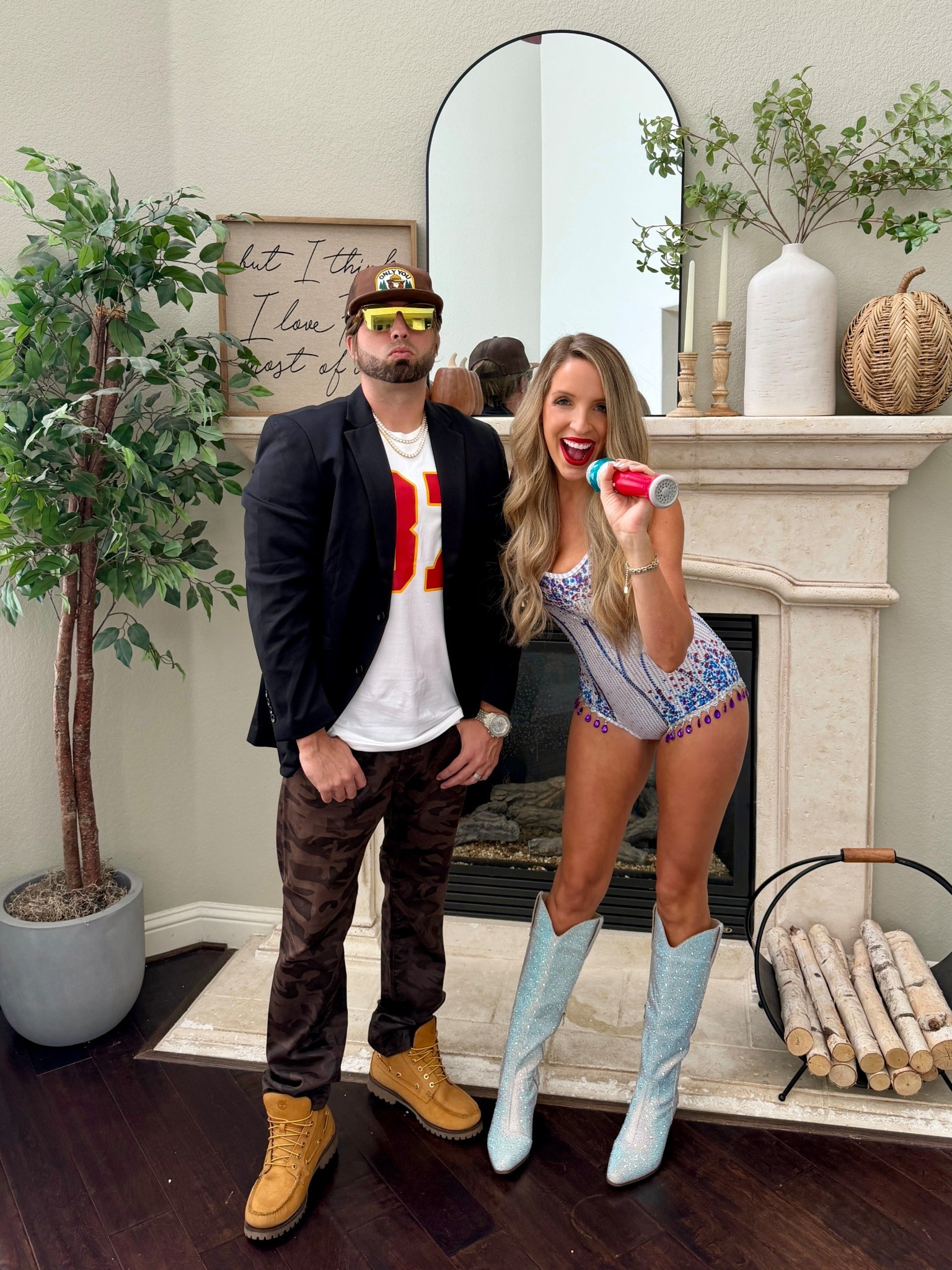 Happy Halloween from the future Kelce’s! 🏈🎤✨

Classic mom brain moment: spent a whole month thinking we had a couples Halloween party… only to realize the day before that it was the wrong date and we’d be in Cabo instead 🤦🏼‍♀️😂 After all that costume prep, we had to at least get the photo proof!

#TravisKelce #TaylorSwift #Traylor #HalloweenCostume #CouplesCostume #Swiftie #ChiefsKingdom #TaylorAndTravis #Halloween2025 #CoupleGoals


#LTKHalloween #LTKMens #LTKSeasonal