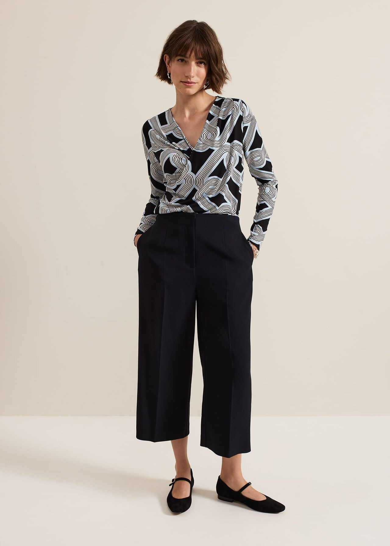 Aubrielle Clean Crepe Culotte | Phase Eight (UK)
