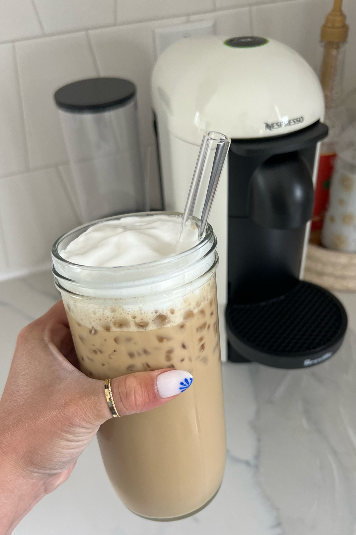 At home lattes with my new Nespresso breville that I bought on sale! Love this so much! I use the double espresso pods and unsweetened vanilla almond milk! Would make the perfect gift!

#LTKSaleAlert #LTKHome #LTKWedding
