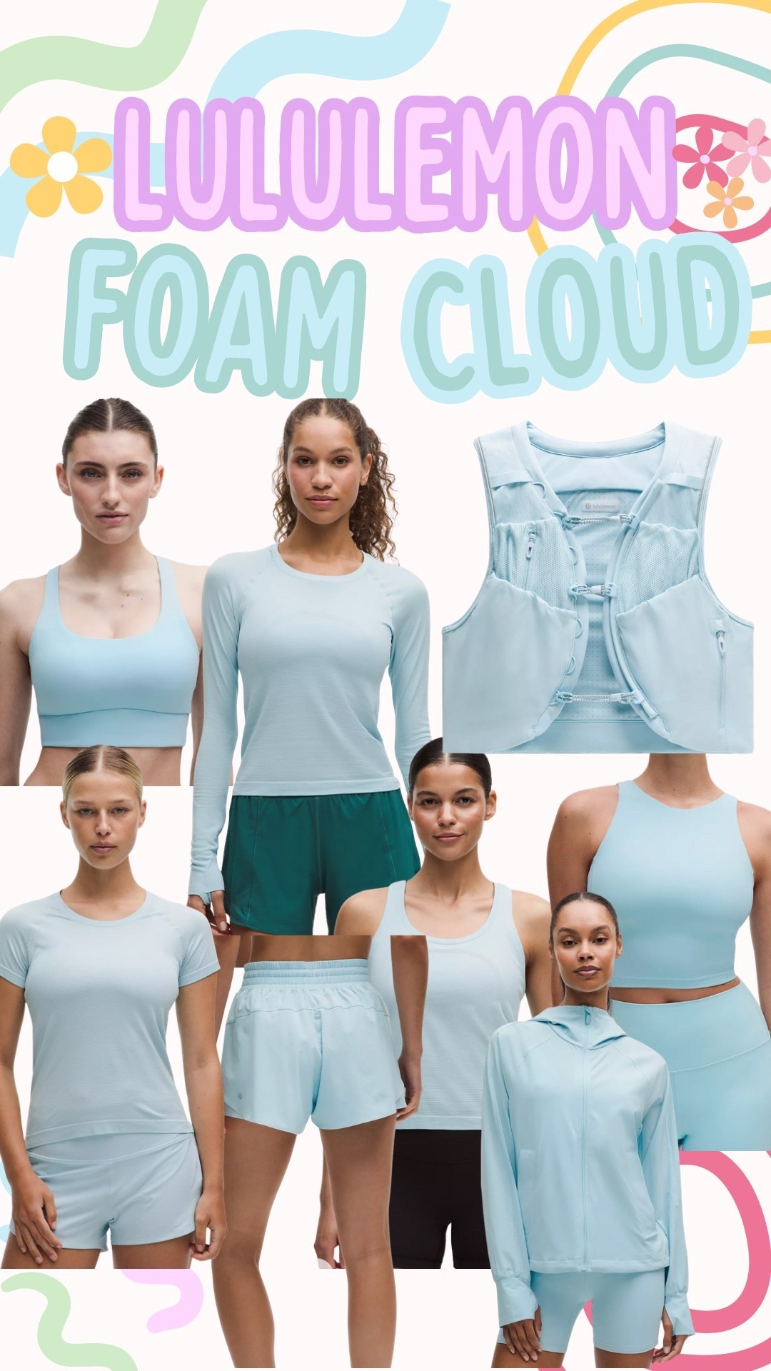 Lululemon new arrivals in foam cloud! ✨ 💗

#LTKfitnessgoals #LTKMidsize #LTKActive