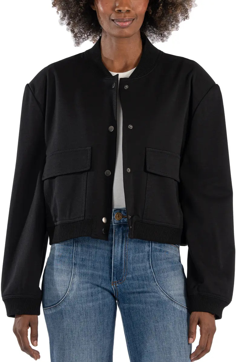 Camilla Crop Twill Bomber Jacket | Nordstrom