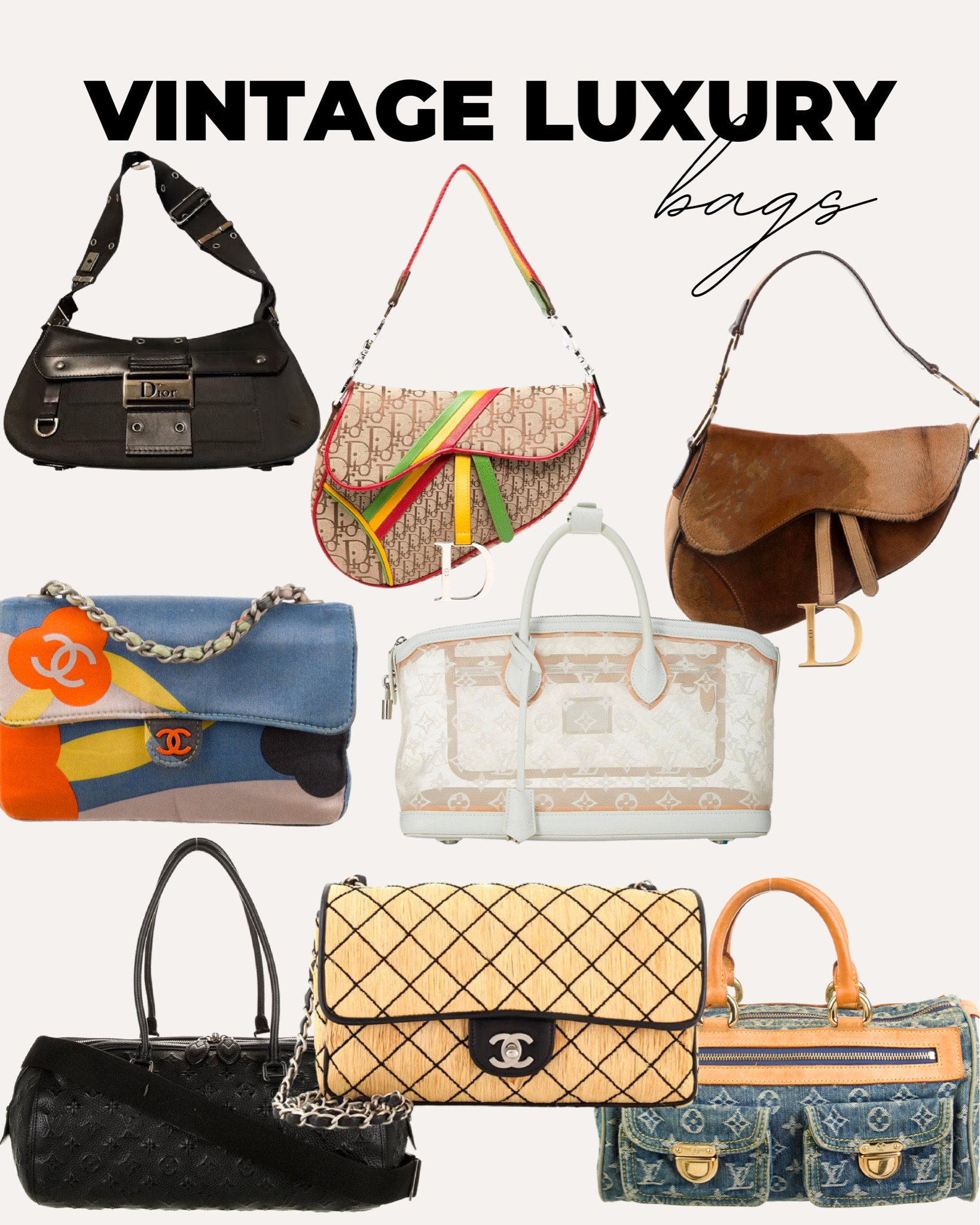 Vintage Dior bag  Vintage dior bag, Bags, Luxury bags