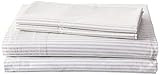 Tommy Bahama 212695 Paloma Beach Stripe Sheet Set, Cloud Grey, Queen | Amazon (US)