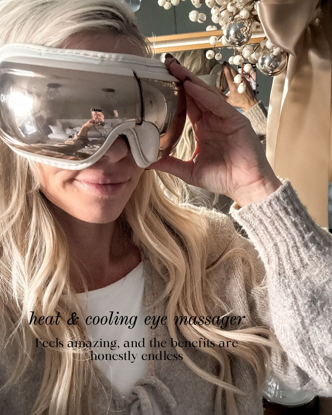 HEAT AND COOLING EYE MASSAGER FOR DAILY RELIEF! This heat and cooling eye massager delivers a deeply soothing experience that helps relax tired eyes and ease facial tension. Designed to contour comfortably, it provides gentle compression and temperature therapy for a calming, spa-like moment at home. A refined wellness essential that feels indulgent, effective, and easy to work into a daily routine.

#Amazon #TheHillaryStyle #EyeMassager #SelfCareEssentials #WellnessRoutine #AtHomeRelaxation #BeautyTools #EverydayLuxury #StressRelief 

 #LTKmomlife #LTKselfcare #LTKOver40