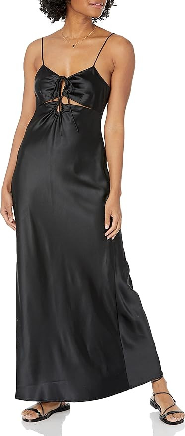 The Drop Women's Shelby Tie-Up Cutout Slip Dress | Amazon (US)