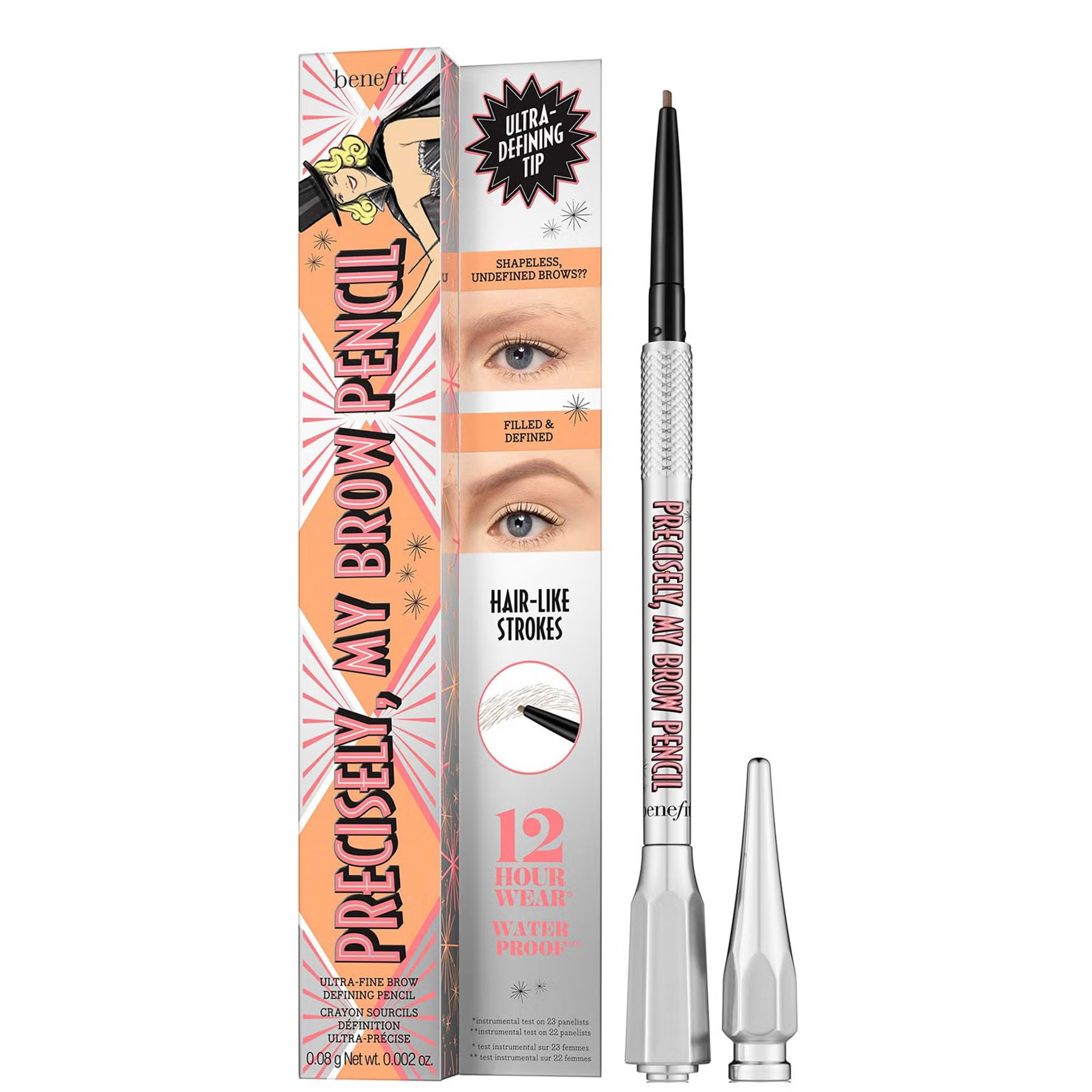 benefit Precisely, My Brow Pencil 1.5mm Tip Ultra-Fine Eyebrow Pencil (Various Shades) | LOOKFANTASTIC IE