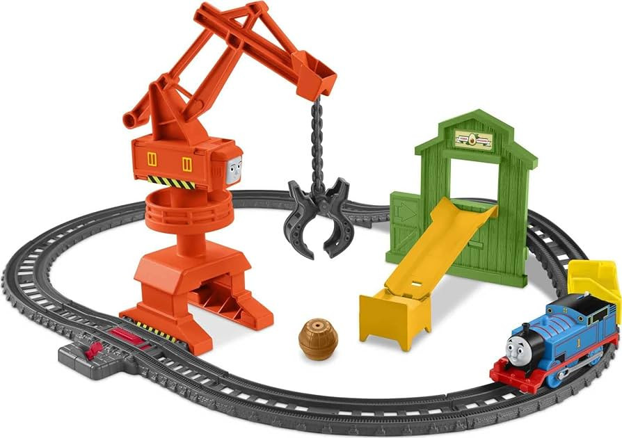Thomas & Friends Cassia Crane & Cargo Set, motorized train and track set for preschoolers ages 3 ... | Amazon (US)
