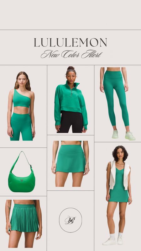 New lululemon color alert! I’m loving this new Cascadia Green color for summer! These summer pieces make the perfect outfit for shopping with the girls or a workout! 💚

#LTKFitness #LTKActive #LTKStyleTip